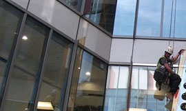 commercial glass installation